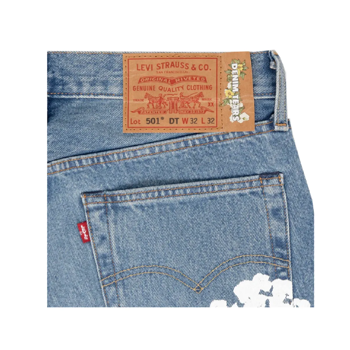 DT The Cotton Wreath Jean Sky Blue - Image 3