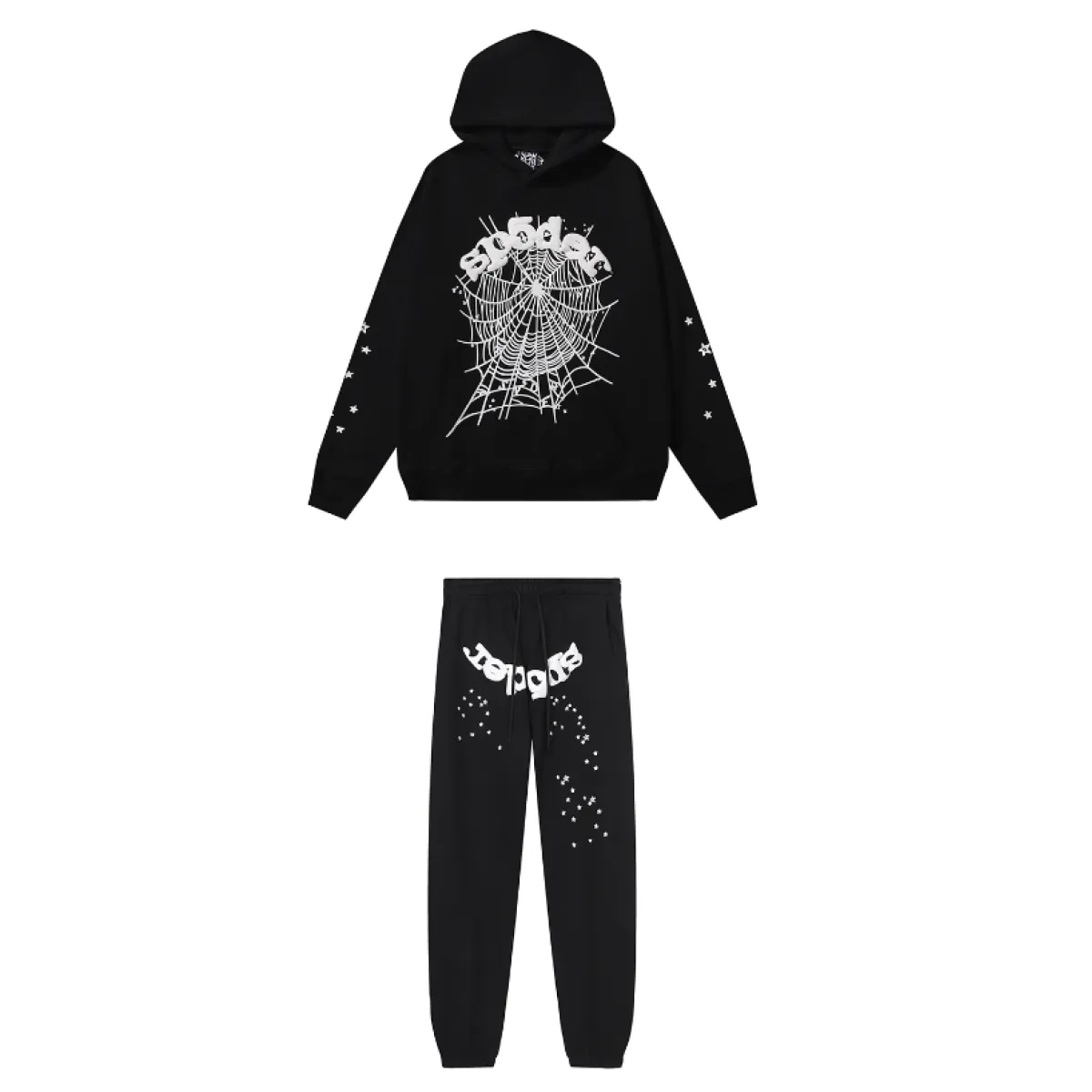 SPDR OG Web Hoodie Sweatpant Set Black
