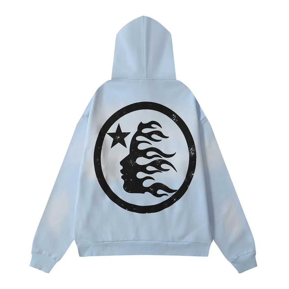 HLSTR Hoodie Light Blue - Image 5
