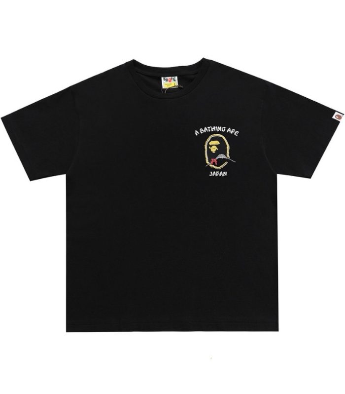 BP T-shirt Japan Map Embroidery Black