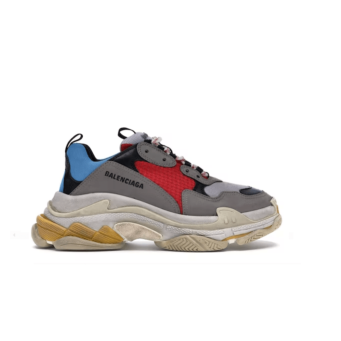 Triple S Grey Red Blue - Image 3