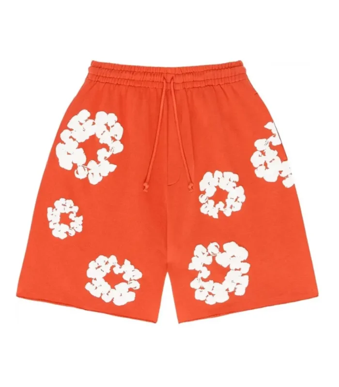 DNM TRS The Cotton Wreath Shorts Orange