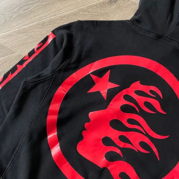 HLSTR Hoodie Sports Future Flame Black - Image 7