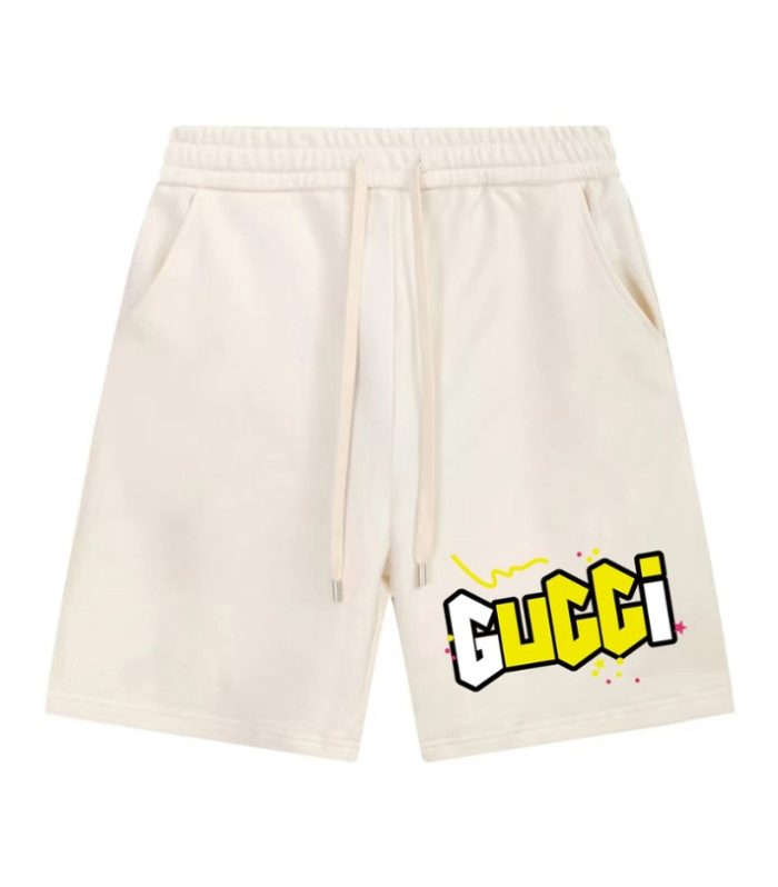 GG Shorts Logo White