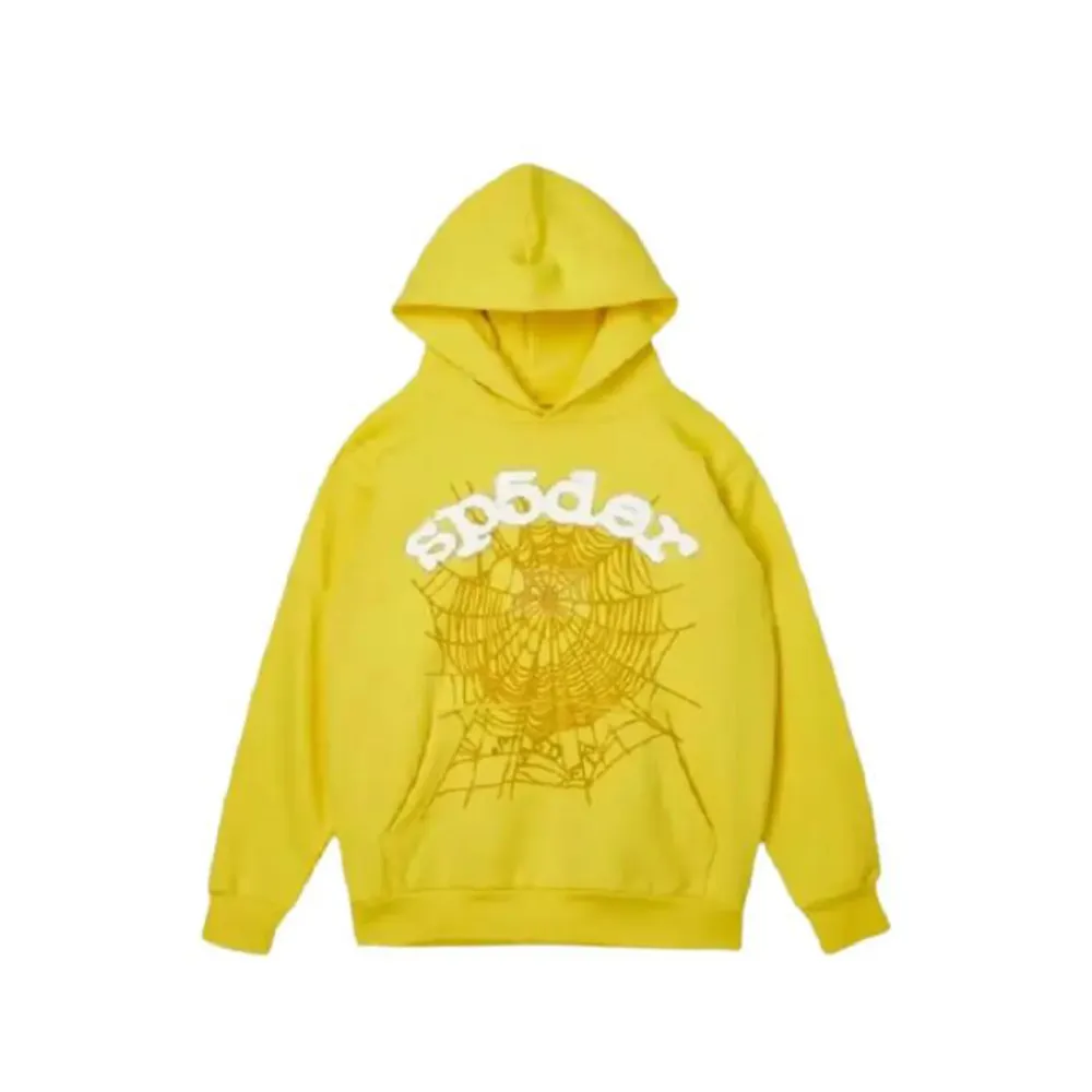 SPDR White Letters Yellow Hoodie