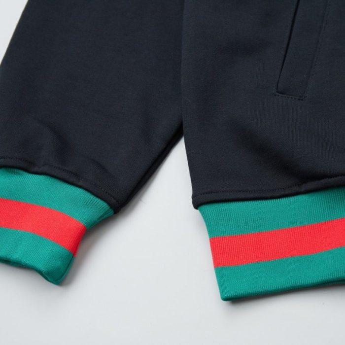 GG Jacket Full Zip Monogram Track Black - Image 7