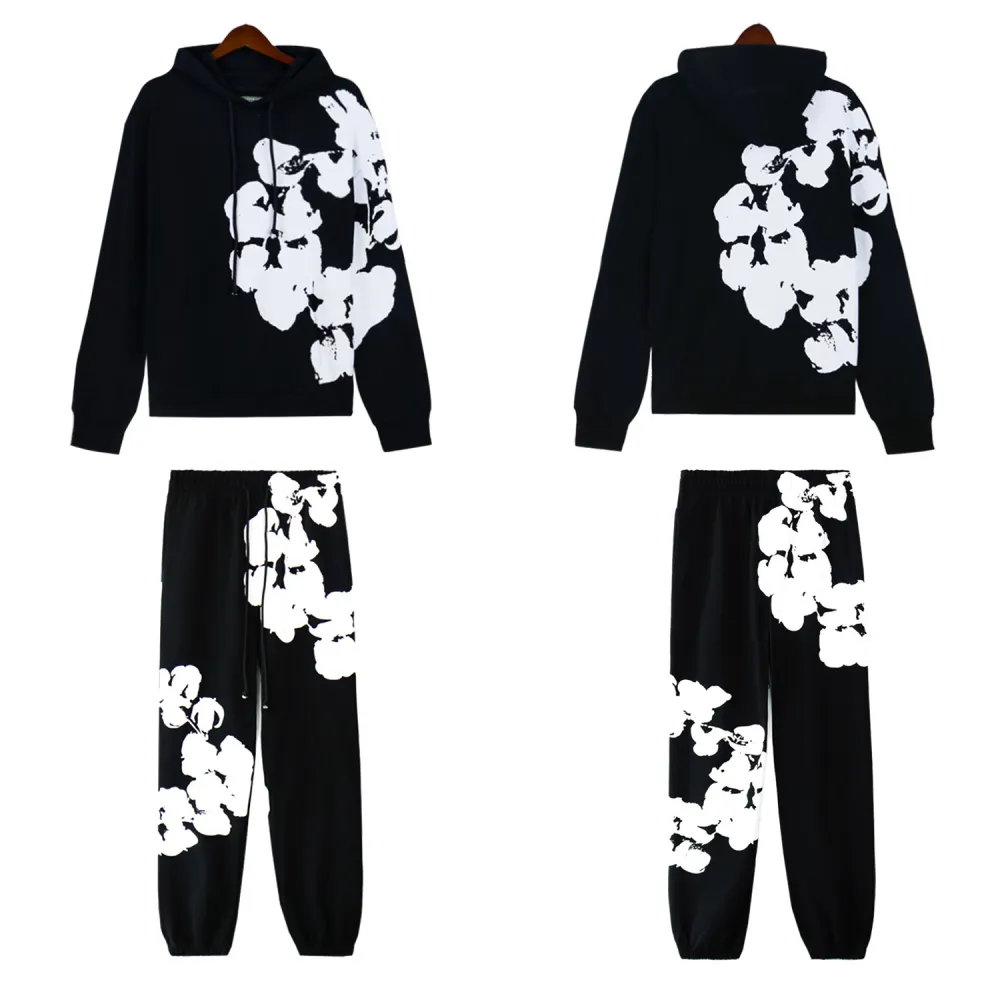 DNM TRS Big Cotton Wreath Hoodie & Sweatpant Set