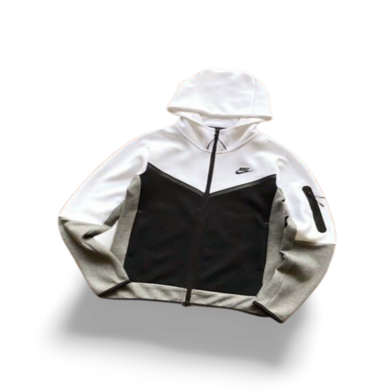 TECH FLEECE – GREY/BLACK/WHITE (complete)