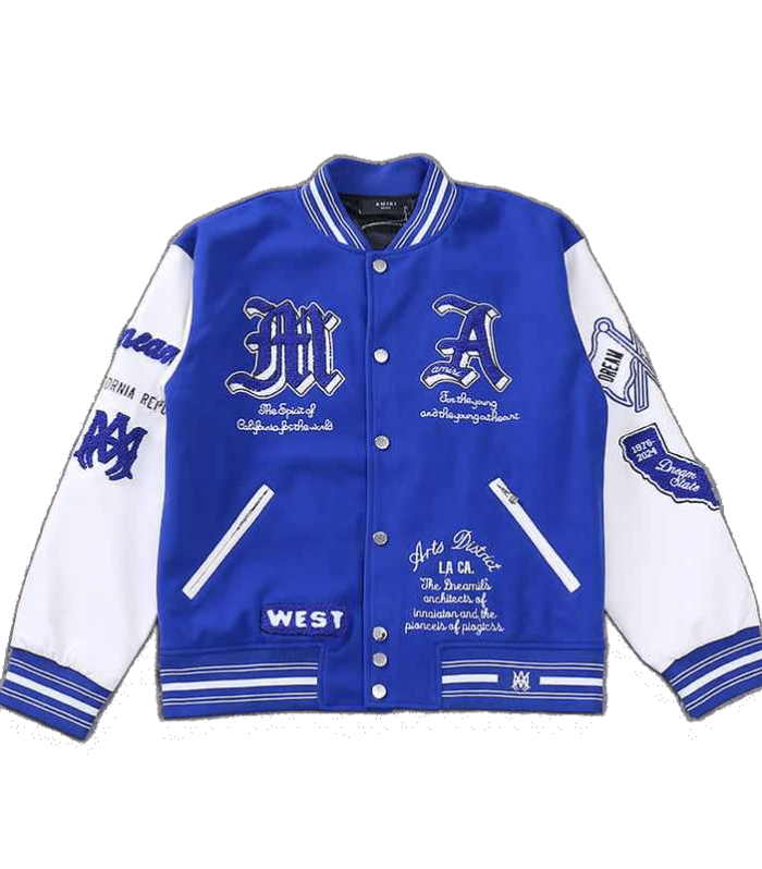 AMR JACKET – BLUE/WHITE