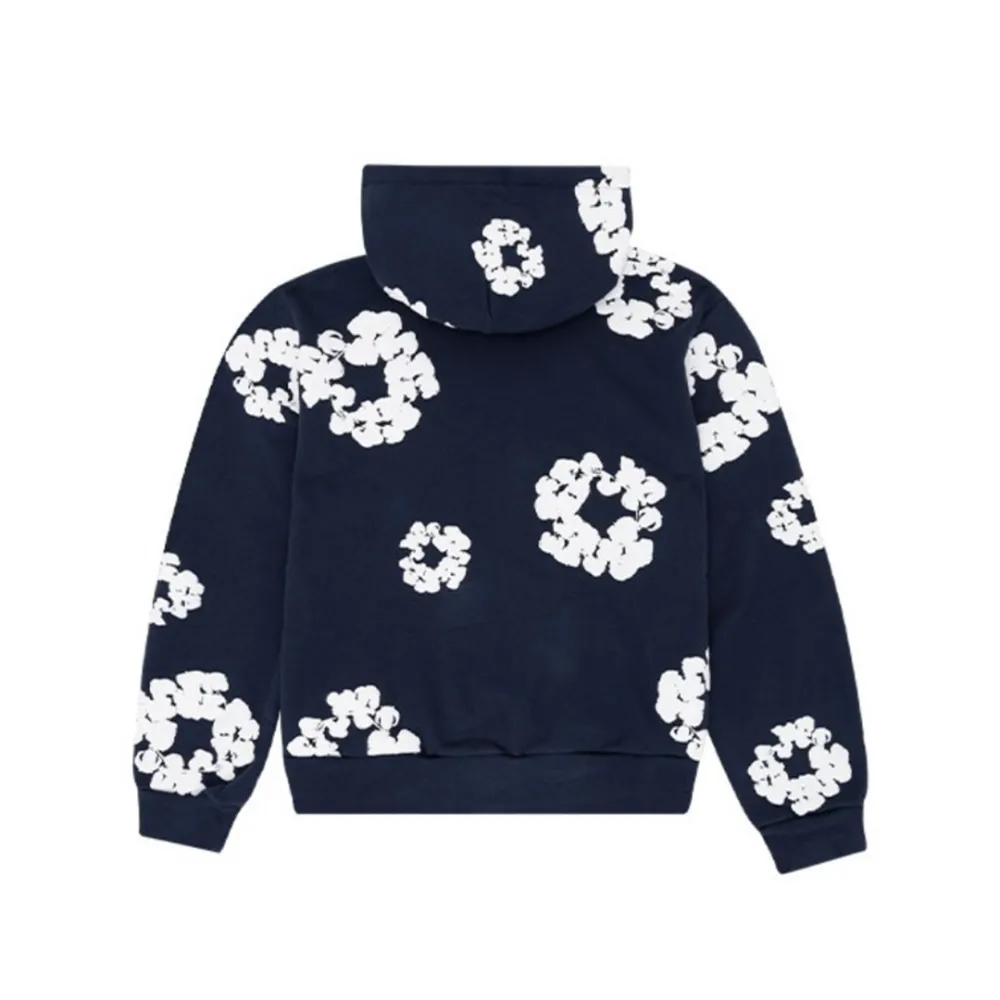 DNM TRS The Cotton Wreath Sweatshirt Navy - Image 2
