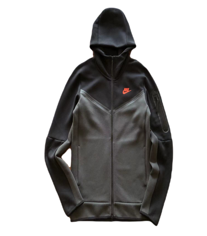 TECH FLEECE – BLACK/DARK GREY (completa)