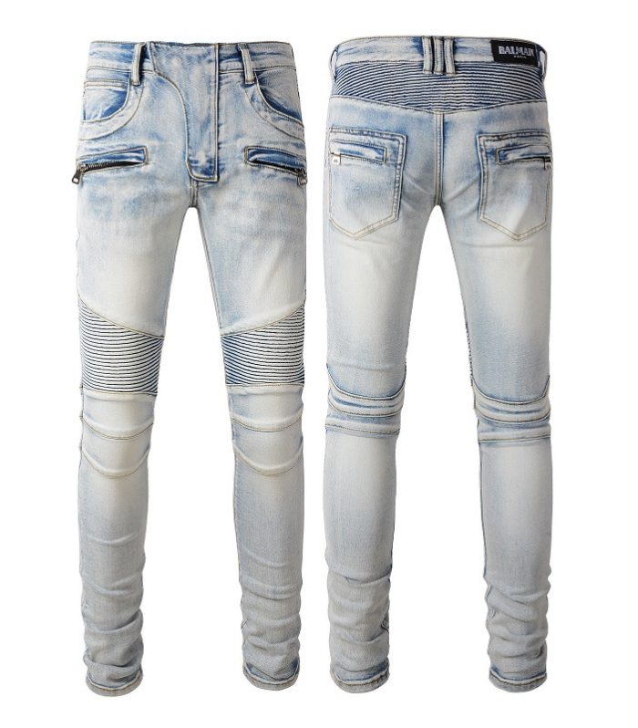 JEANS – GREY ZIP