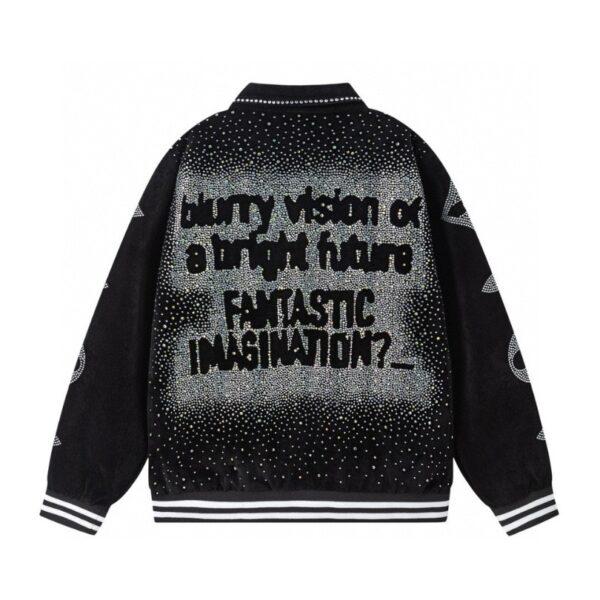 LV Jacket Crystal Embellished LV052 - Image 8