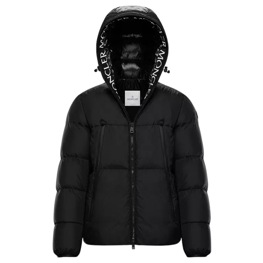 M Black Jacket Hood Logo