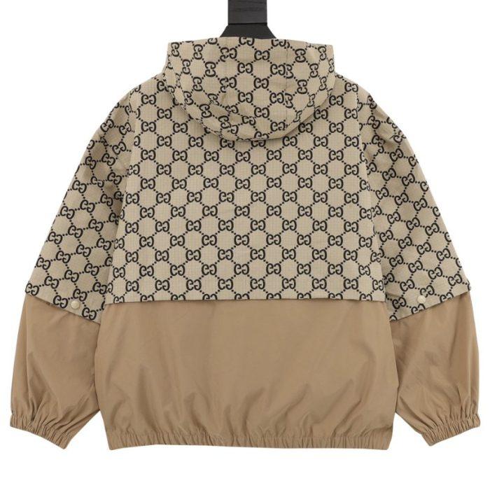 GG Jacket Monogram Hooded Beige - Image 9