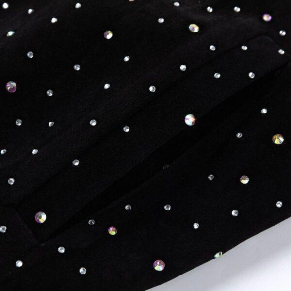 LV Jacket Crystal Embellished LV052 - Image 6