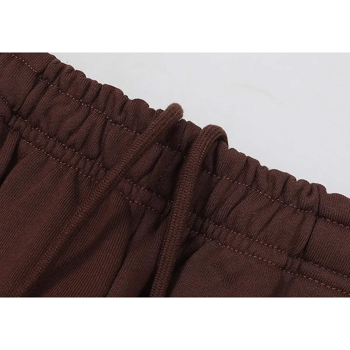 SPDR Angel Number Sweatpants Brown Black Drawstring - Image 10