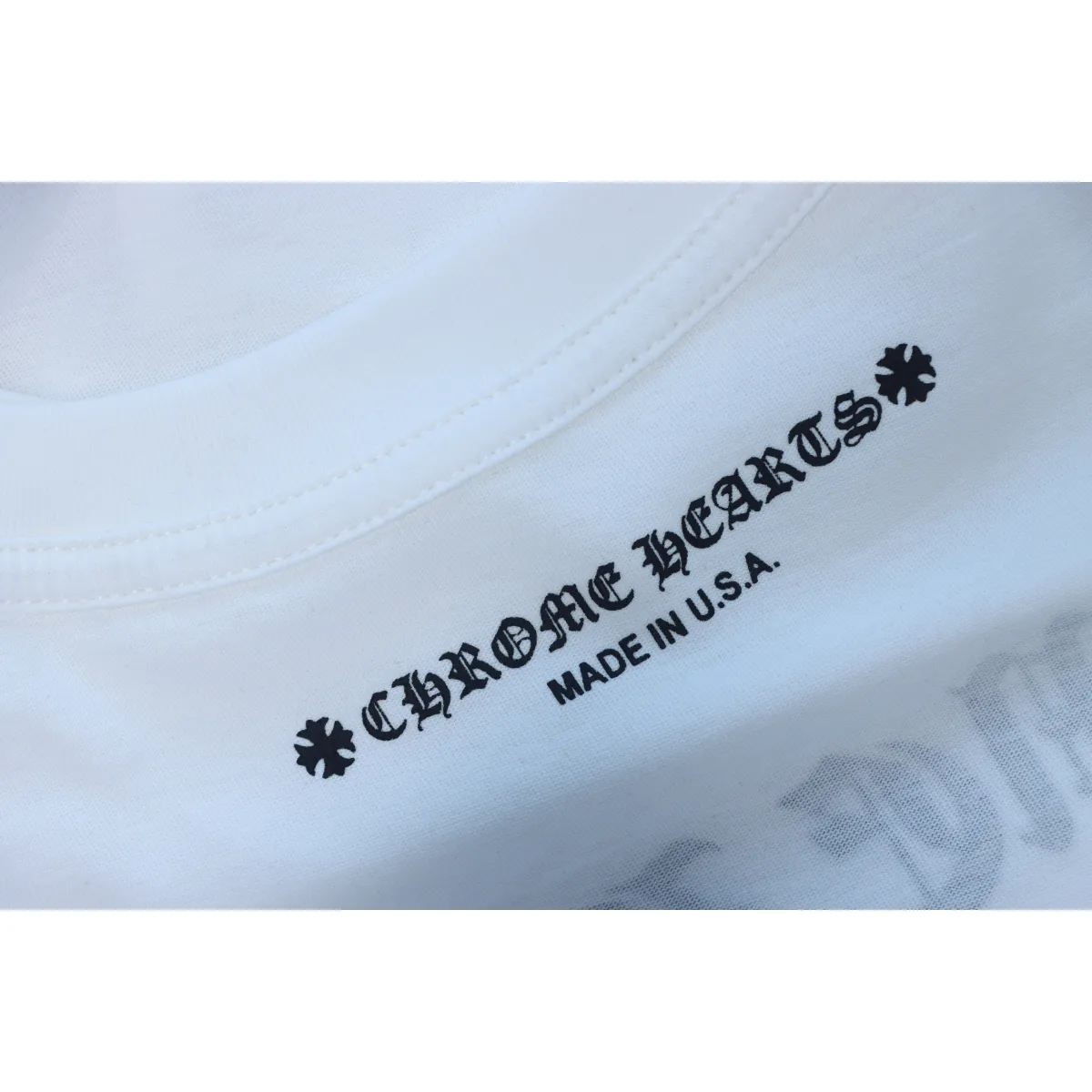 CHRM HRTS Matty Boy Shoulder Logo Crewneck White - Image 5