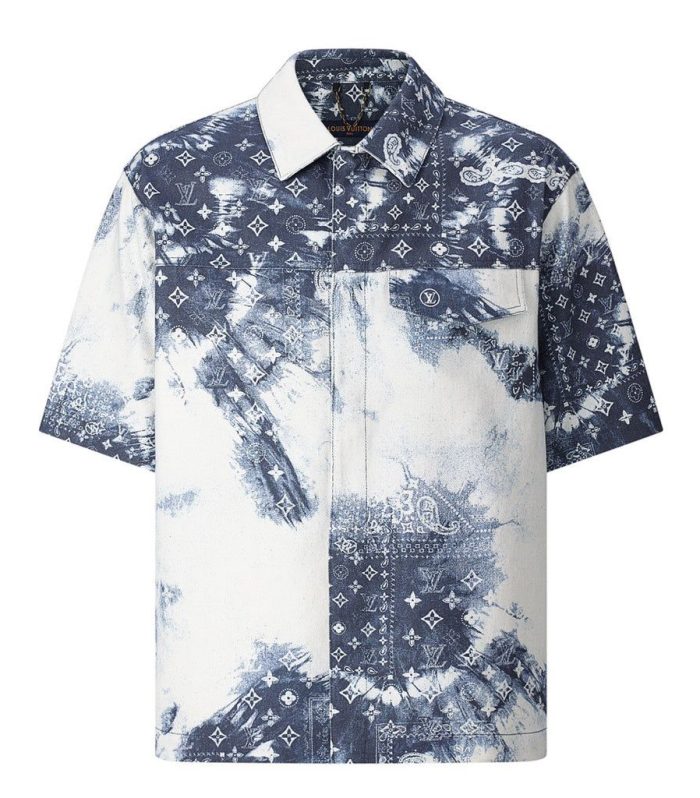 SHIRT JEANS STYLE BLUE & WHITE