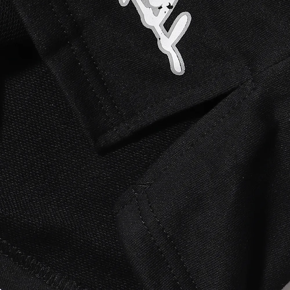 HSTR Skull 8 Print Logo Black Shorts - Image 10