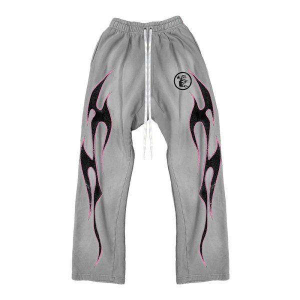 HLSTR Grey Future Flame Sweatpants