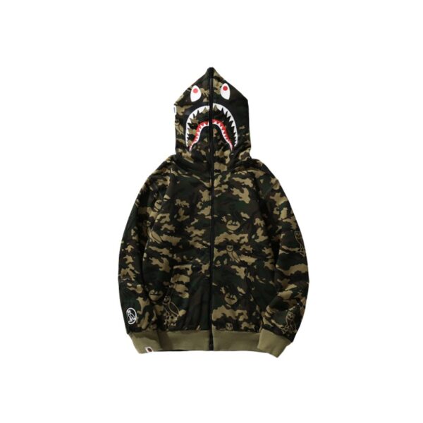 BP Hoodie Shark Camo OVO Black (REVERSE) - Image 3