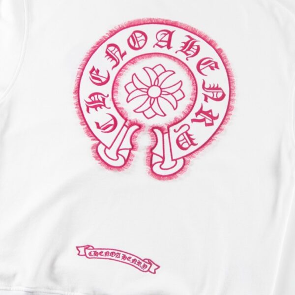 CHRM HRTS Sweatshirt Pink Horseshoe White CH005 - Image 8