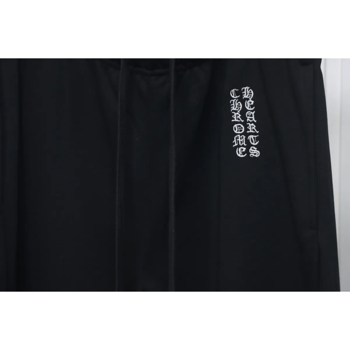 CHRM HRTS Embroidery Shorts All Black - Image 4