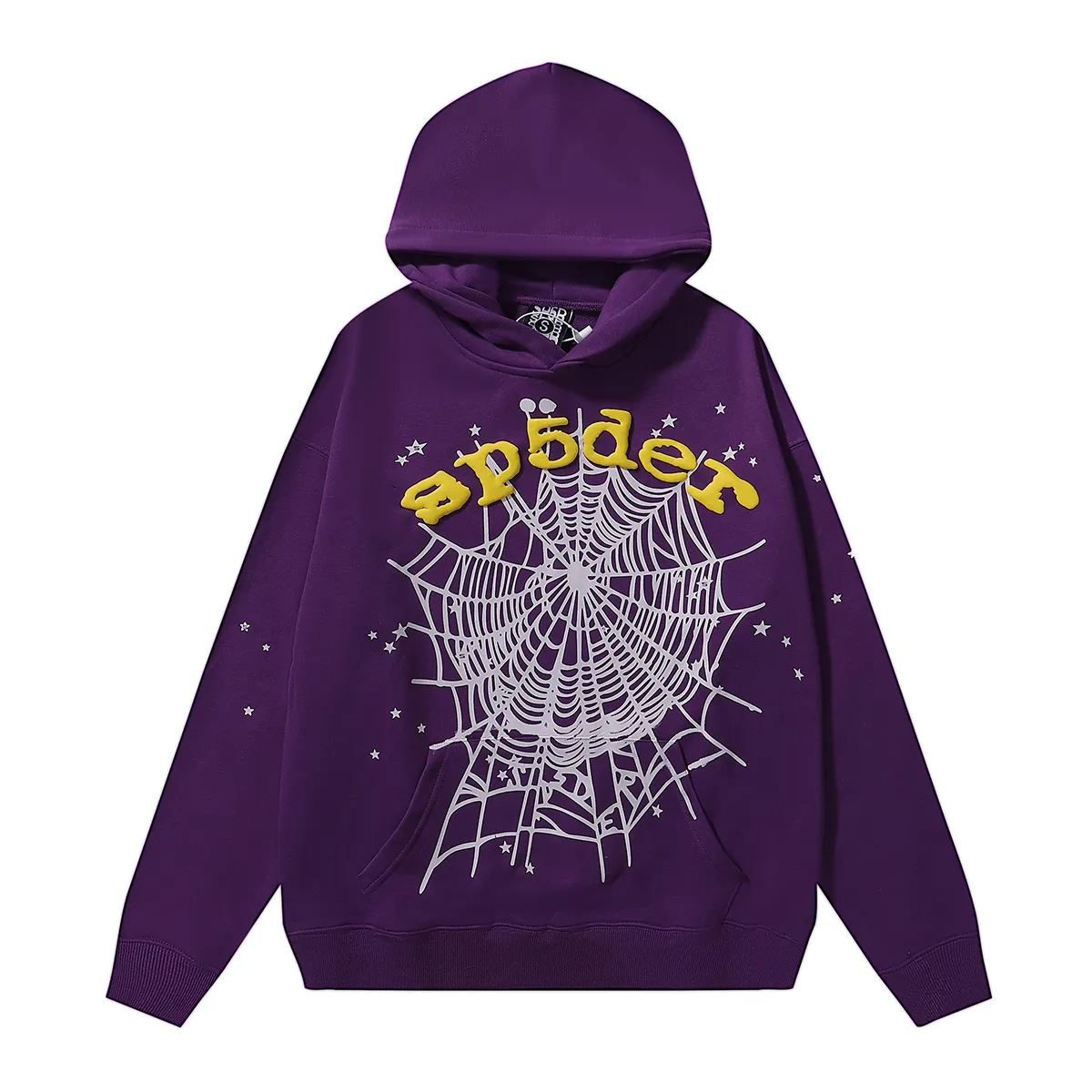 SPDR Star OG Web V2 Hoodie and Sweatpant Set Purple - Image 2