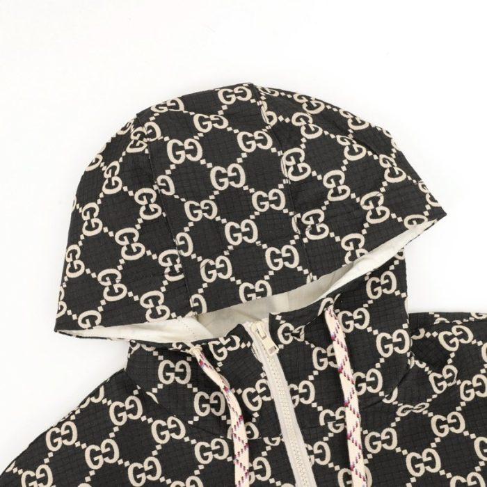 GG Jacket Monogram Hooded Black - Image 5