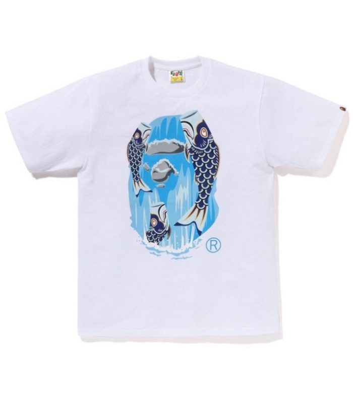 BP T-shirt Koi Fish White Graphic
