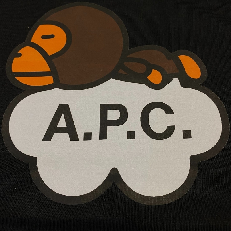 BP T-shirt Baby Milo Banana Ape Head Black - Image 2