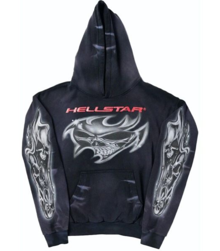 HLSTR Hoodie Airbrushed Skull