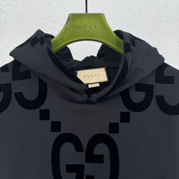 GG Hoodie Black Monogram black - Image 7