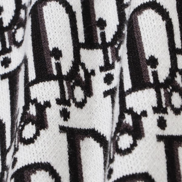CD Sweatshirt MONOGRAM WHITE/BLACK - Image 8