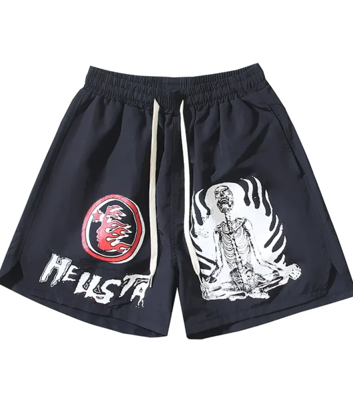 HSTR Studios Casual Sports Skull Shorts