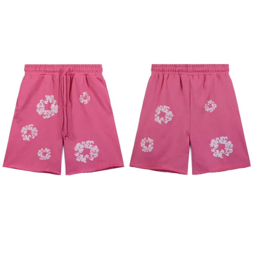 DNM TRS Glitter Patch Floral Print Shorts - Image 3