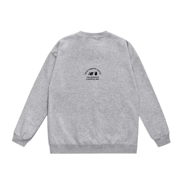 BP x NB Logo Sweatshirt Grey - Image 2