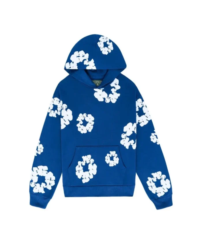 DNM TRS The Cotton Wreath Sweatshirt Royal Blue