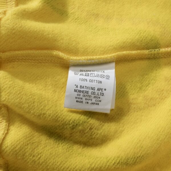 BP Hoodie Yellow Shark Camo Bape Full-Zip - Image 12