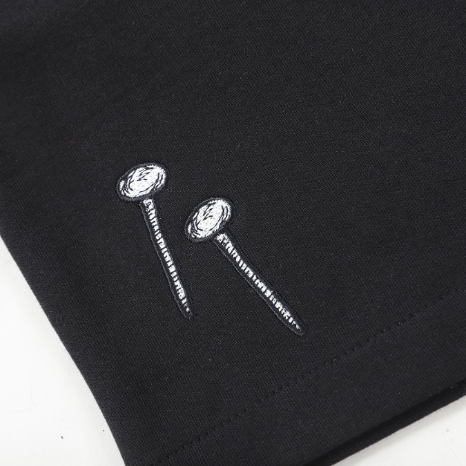 LV Shorts Black Embroidered Tools - Image 7