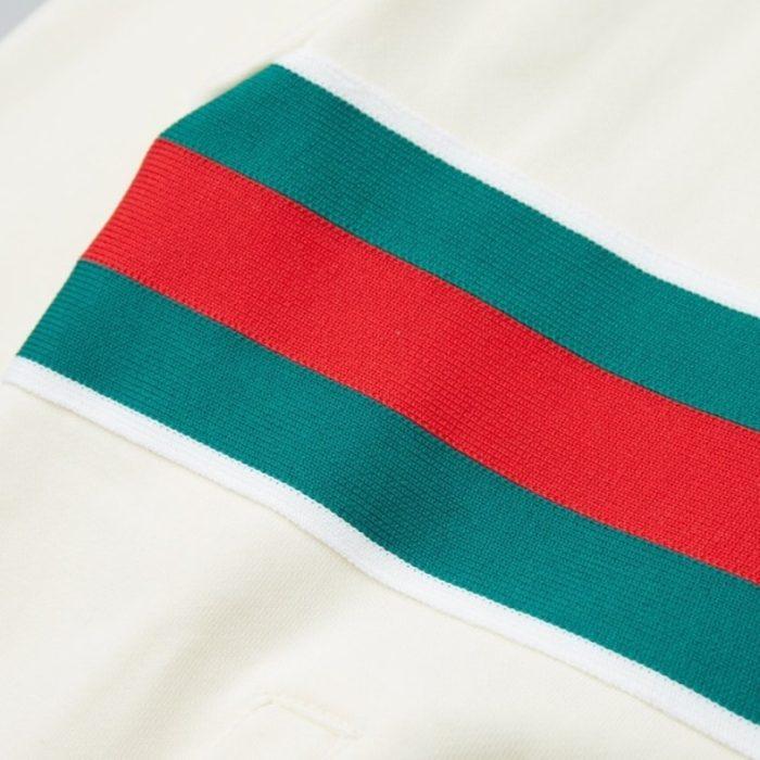 GG Jacket Full Zip Monogram Track White - Image 4