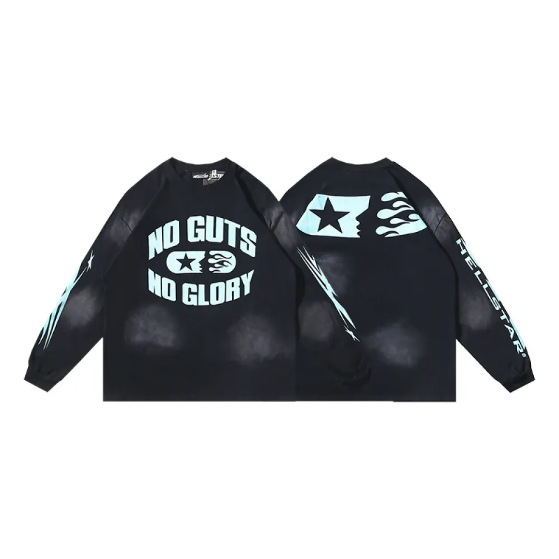 HLSTR ‘No Guts No Glory’ Long Sleeve T-Shirt - Image 3