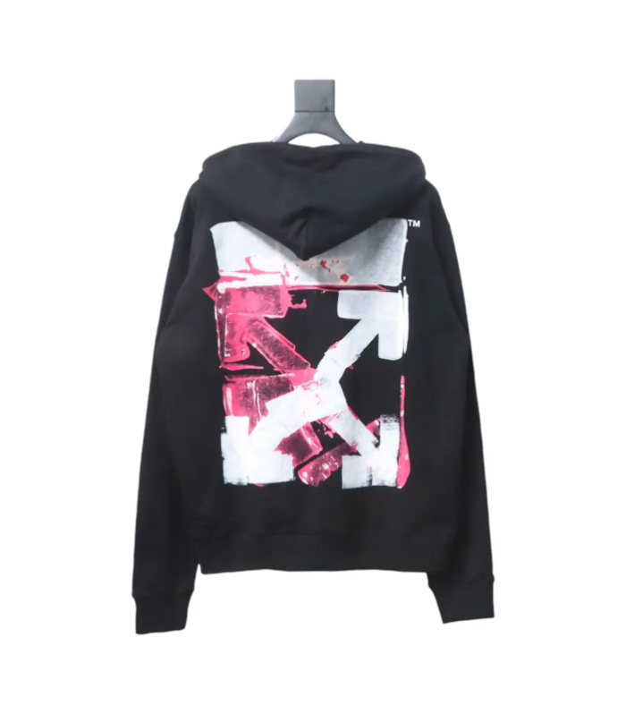 OFF WHT Acrylic Arrow Hoodie