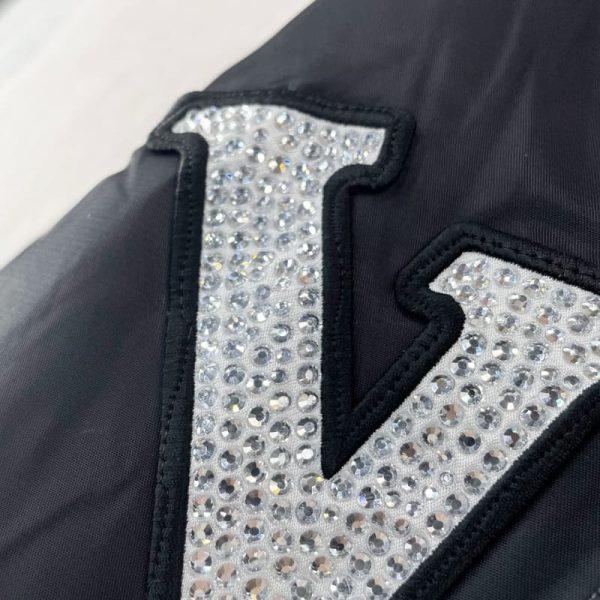 LV Jacket Lovers’ Nylon Crystal Baseball - Image 4