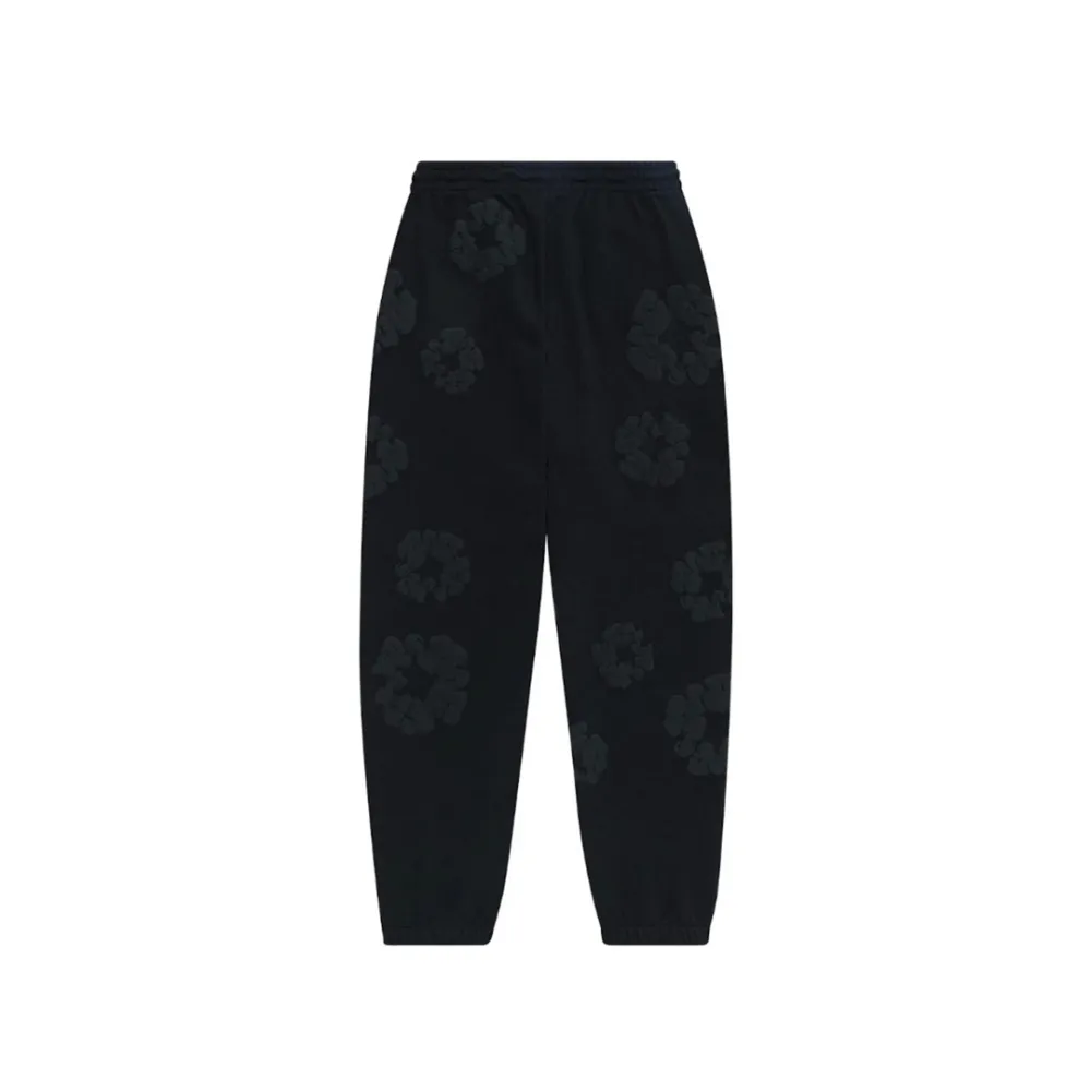 DNM TRS Cotton Wreath Sweatpants Black Monochrome - Image 2