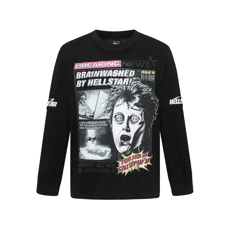 HLSTR Breaking News Long-Sleeve T-Shirt - Image 5