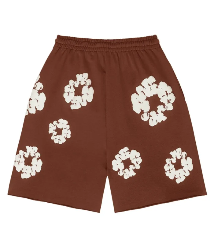 DNM TRS The Cotton Wreath Shorts Brown
