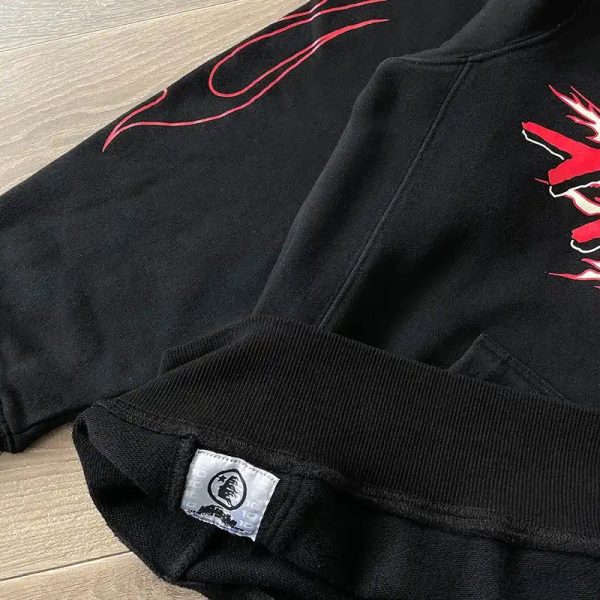 HLSTR Hoodie Sports Future Flame Black - Image 8