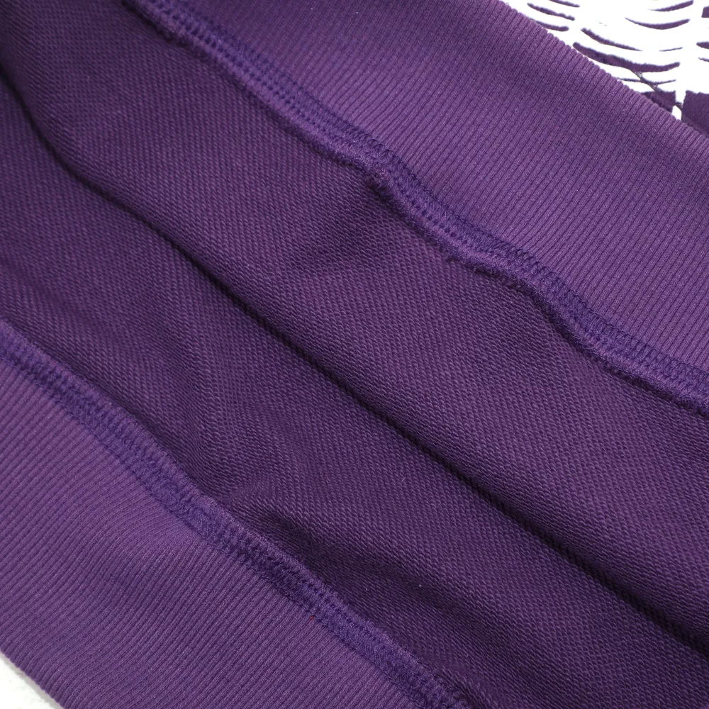 SPDR Spider Web Print Gothic Punk Purple Hoodie - Image 8